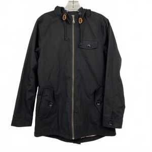 Bridge & Burn Black Cotton Blend Jacket | Women’s Medium